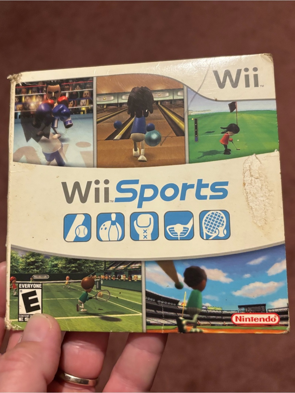 Wii Sports w/ Cardboard Sleeve for Nintendo Wii.